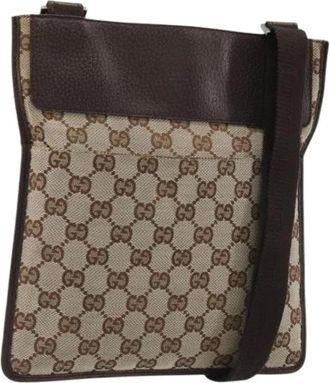Gucci Borsa a tracolla vintage GG in tela Pre-owned - - Pre-owned - Donna - Marrone - ONE SIZE
