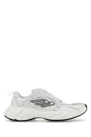 Balenciaga White Leather Monday Sneakers
