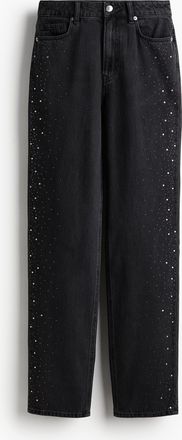 H&M Jeans mit Strass - Grau