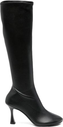 3Juin 3Juin, Schoenen, Dames, Zwart, 38 1/2 EU, Zwarte enkellaarsjes met hak voor vrouwen