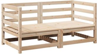 vidaXL Juego De Sof&aacute;s De Jard&iacute;n 2 Piezas Madera Maciza De Pino Vidaxl