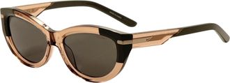Nike Womens 55 mm Brown Sunglasses