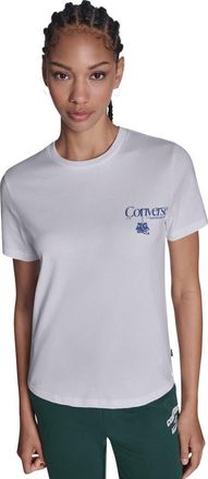 Converse Womens Hanging Shoes T-Shirt in White 10A at Nordstrom, Size X-Large