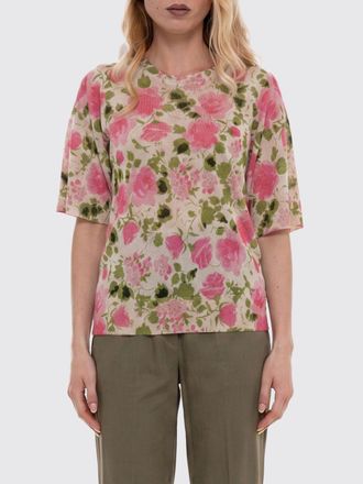 Liu Jo Pullover girocollo in misto viscosa con motivo floreale