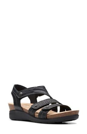 Clarks Calenne Clara Sandal in Black Combi at Nordstrom Rack, Size 5.5