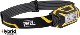 Petzl Linterna Frontal Compacta Aria 2 Waterproof - 450 L&uacute;menes - Negra/amarilla- A Pilas O Recargable - E069ca00