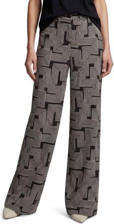 Lords of Harlech Inter Twine Womens Wide-leg Linen Pant in Inter Twine Black at Nordstrom, Size Xx-Large