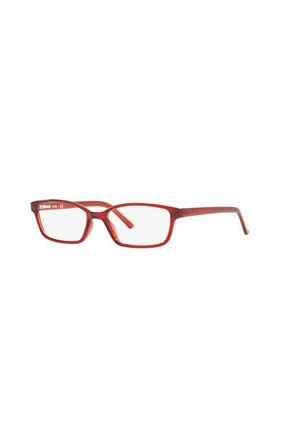 Sferoflex 51mm Rectangle optical glasses in Red at Nordstrom