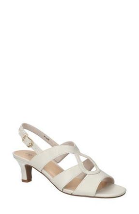 Easy Street Zella Slingback Sandal in Bone at Nordstrom Rack, Size 8.5