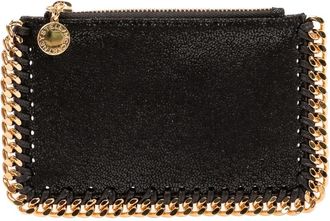 Stella McCartney Falabella Kaarthouder - Dames - Portefeuilles - Zwart - ONE Size - Polyester - Accessoires