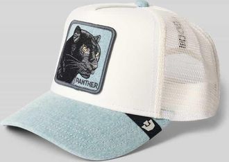 Goorin Brothers Trucker Cap mit Motiv-Patch Modell Denim Panther in Jeansblau, Gr&ouml;&szlig;e 1