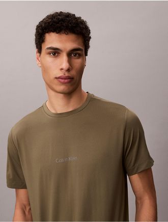 Calvin Klein Calvin Klein Mens CK Sport Mesh T-Shirt - Green - XL