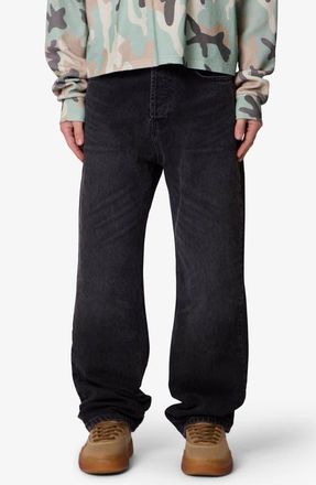 mnml Baggy Denim Jeans in Western Black at Nordstrom, Size 38