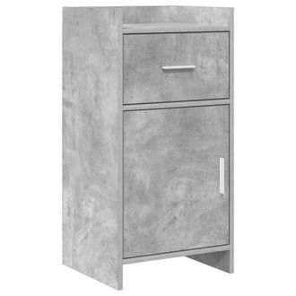 vidaXL Aparador Gris Hormig&oacute;n 40 X 36 X 80 Cm Madera De Ingenier&iacute;a Vidaxl