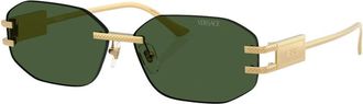 Versace Ve 2274 Zonnebril - unisex - Zonnebrillen - Geel - 58 MM - Accessoires
