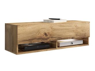 Mirjan24 Mueble Tv Sarasota 117, Roble Wotan, N&uacute;mero De Puertas: 1, N&uacute;mero De Cajones: 0, 100x30x33cm, Led