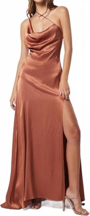 Elliatt Belmont Maxi Gown In Copper