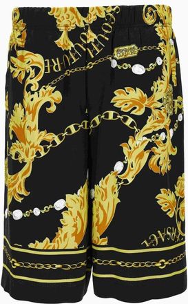 Versace Jeans Couture Shorts - Heren - Korte Broeken - Zwart - L - Katoen - Korte Broeken