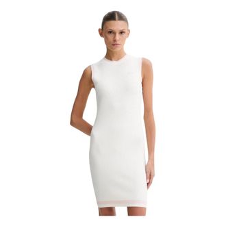 Guess Mujer, Vestidos, Blanco, Talla: S