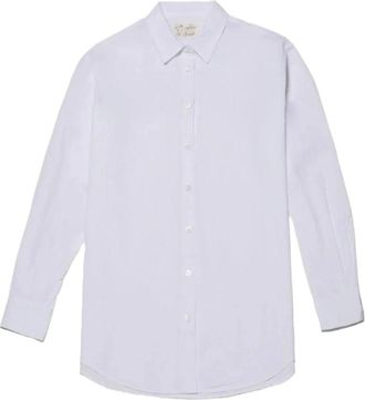 MC2 Saint Barth Brigitte Shirt - Dames - Overhemden - Wit - M - Katoen - Overhemden