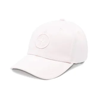 Stone Island Caps, unisex, Pink, Size: M Cap with Logo