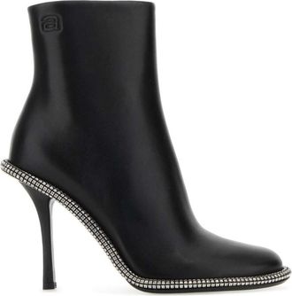 Alexander Wang Black Leather Ankle Boots