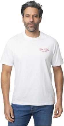 MC2 Saint Barth C&ocirc;te dAzur Illustration T-shirt - Heren - T-shirts - Wit - 2XL - Tops