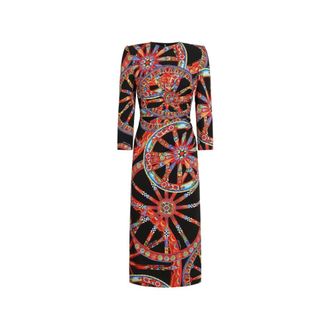 Dolce & Gabbana Dames, Jurken, Veelkleurig, Maat: XL