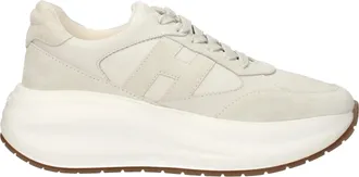 Hogan Mujers Deportivas Piel Beige/Marfil