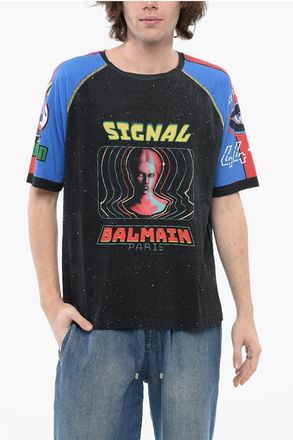 T shirt balmain uomo saldi online