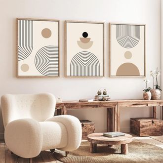 Dmora Cuadro Melimida, Estructura De Madera Noble, 50x70h Cm Multicolor