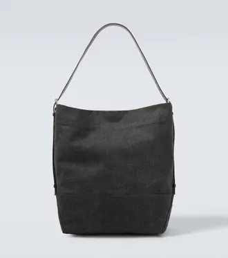 Christophe Lemaire Belted canvas tote bag