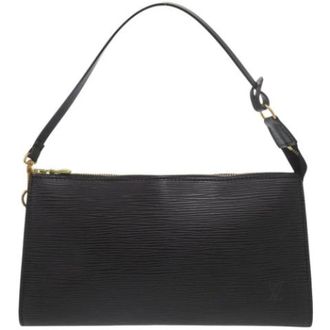 Louis Vuitton Pre-owned Epi Pochette - Dames - Pre-owned - Zwart - Maat: ONE Size Leer