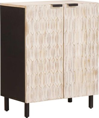 vidaXL Aparador 60 X 33 X 75 Cm Madera De Mango Maciza Vidaxl