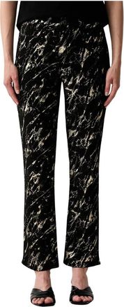 Joseph Ribkoff Straight Jeans - Dames - Regular Fit Jeans - Zwart - L - Katoen - Jeans