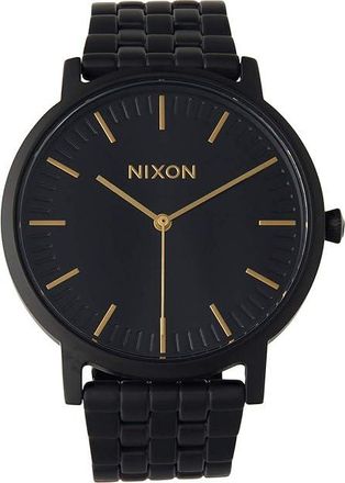 Nixon Porter Mens Watches All Black/Gold, Stainless Steel