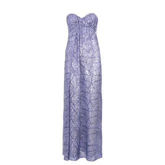 Aniye By Pailletmouwloze Jurk met Ritssluiting - Dames - Avondkleed - Paars - M - Pailletten - Kleedjes