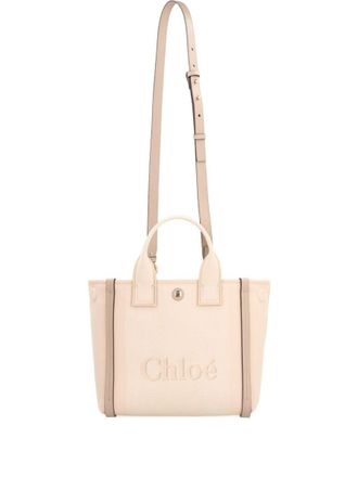Chloé Carry Small Canvas Tote Bag