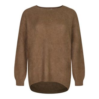 Avant Toi Truien & Vesten, Dames, Bruin, L, Rondgebreide trui