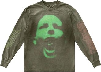 Travis Scott Cactus Jack by Travis Scott x Nike T-Rexx Logo Long-Sleeve T-Shirt Green 01945-10004CJBTSX-GREE-556