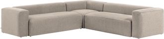 K Home Xl Ecksofa Klocks mit Stoffbezug 320 x 320 cm - Beige