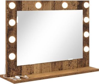 vidaXL Espejo de Tocador con espejo Madera Vieja 60 x 45 x 18 cm Vidaxl