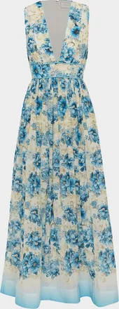 Aqua Blu Australia Melody Linen Maxi Dress