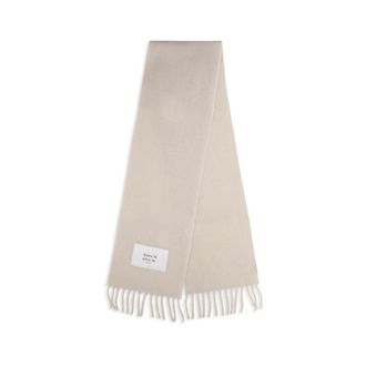Maison Kitsun&eacute; Baby Alpaca Scarf - Beige