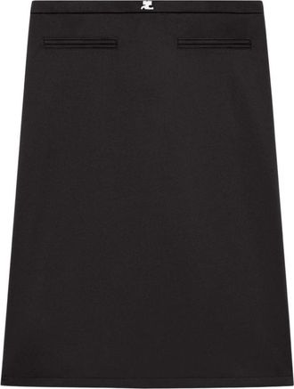 Courr&egrave;ges Zwarte Rokken voor Vrouwen - Dames - Midirokken - Zwart - S - Rokken