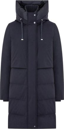 Duno Charlene Down Coat - Dames - Dons jassen - Blauw - M - Polyester - Jassen
