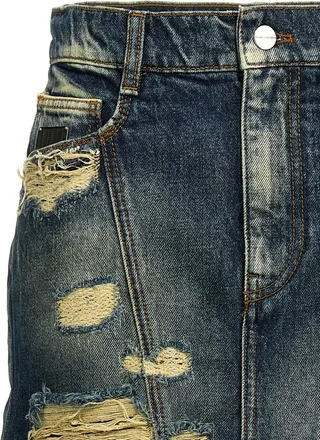Marc Jacobs Womens Blue Cotton Long Skirt