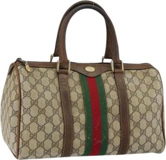 Gucci Pre-owned Handbag - Dames - Vintage Handtas - Beige - ONE Size - Vintage