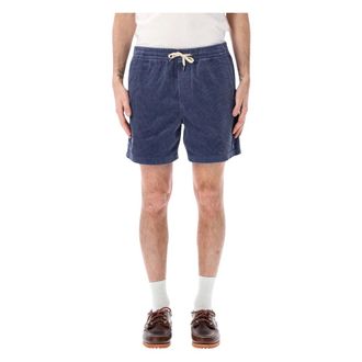 Polo Ralph Lauren Casual Shorts, male, Blue, Size: S Prepster Corduroy Short