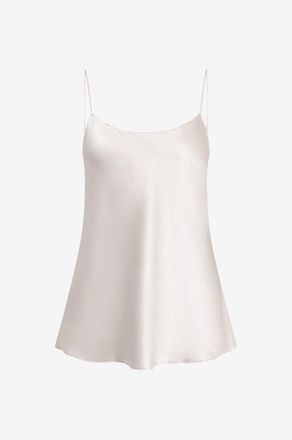 Vince Einfarbiges Tr&auml;gertop aus Satin